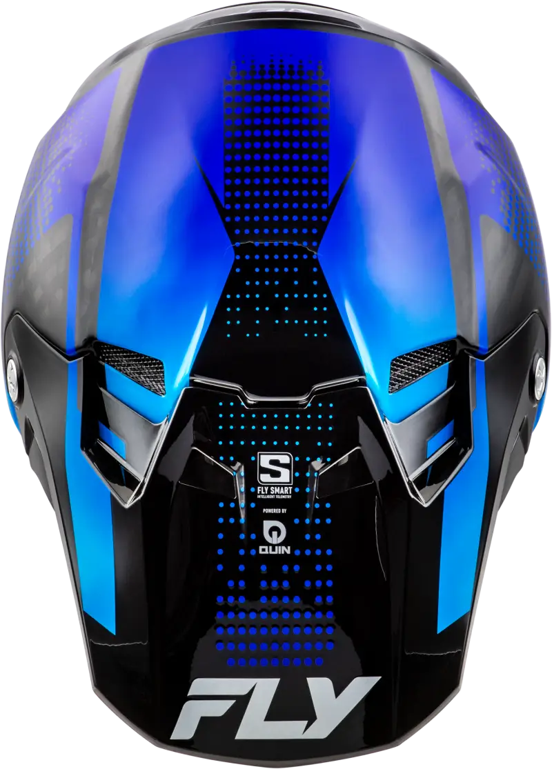 Formula S Carbon Protocol Hlmt Black Carbon/Blue 2x - FLY RACING