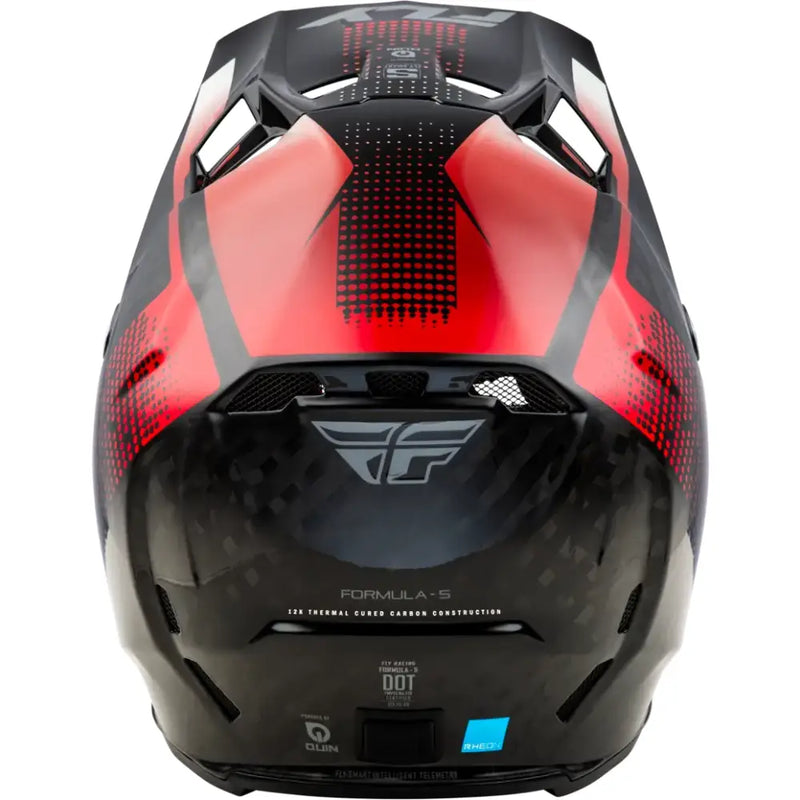 Formula S Carbon Protocol Helmet Black Carbon/Red Lg