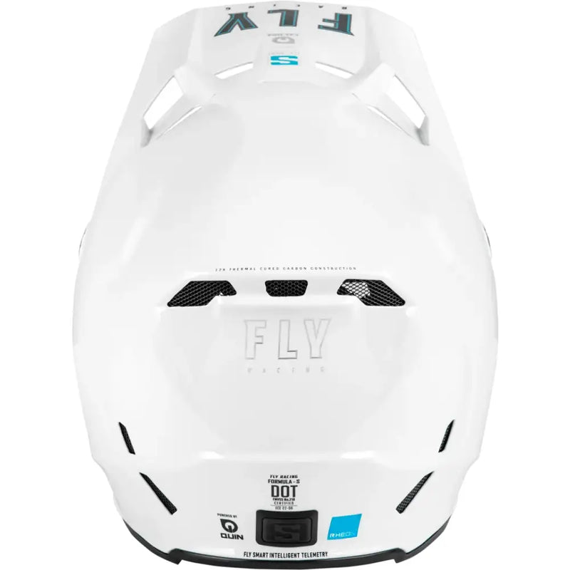 White Fly Racing helmet from Formula S Carbon Solid Helmet White 2x with impact energy cells