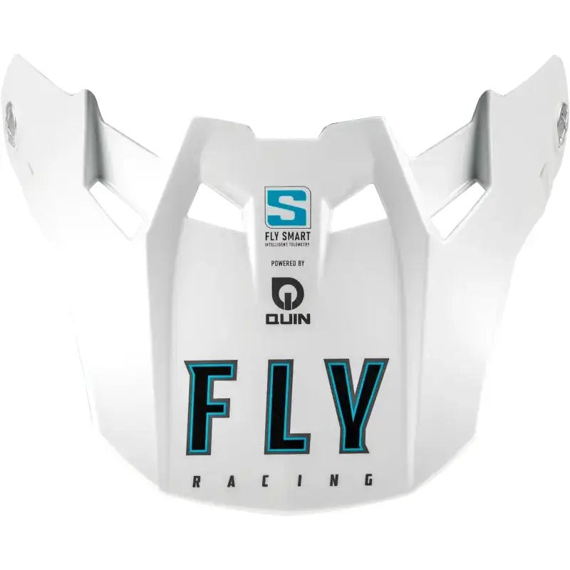 Formula S Carbon Solid Visor White Md/Lg
