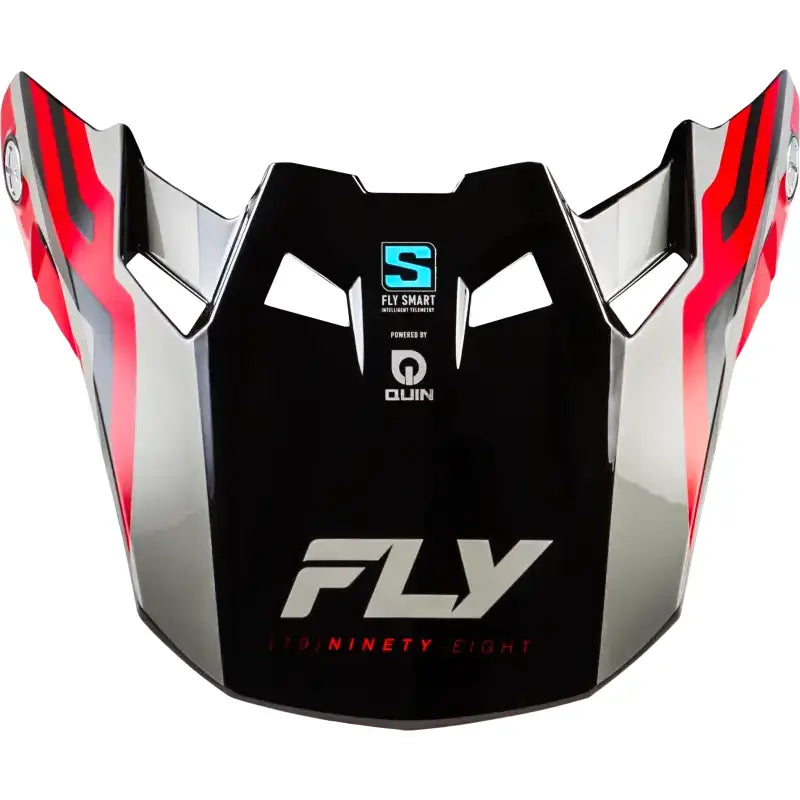 Formula S Carbon Byte Visor Red Carbon/Red/Grey Xl/2x - FLY RACING