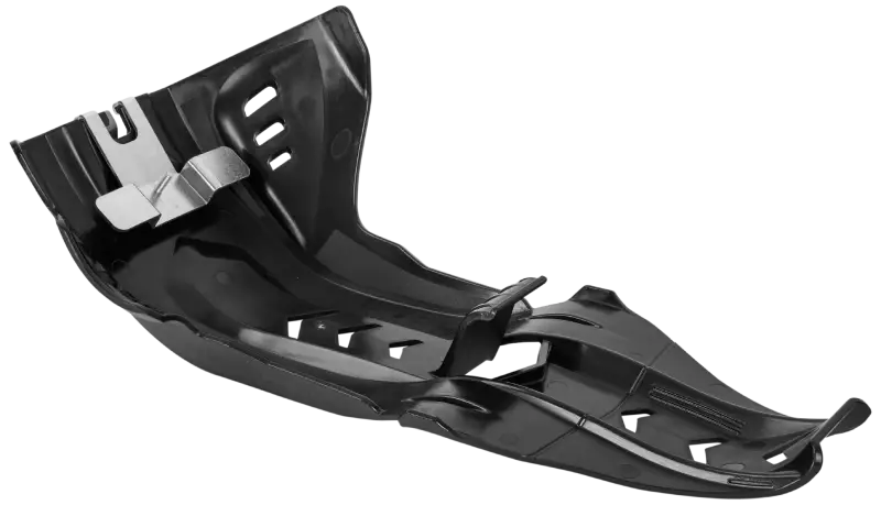 Fortress Skid Plate With Link Protector Black 