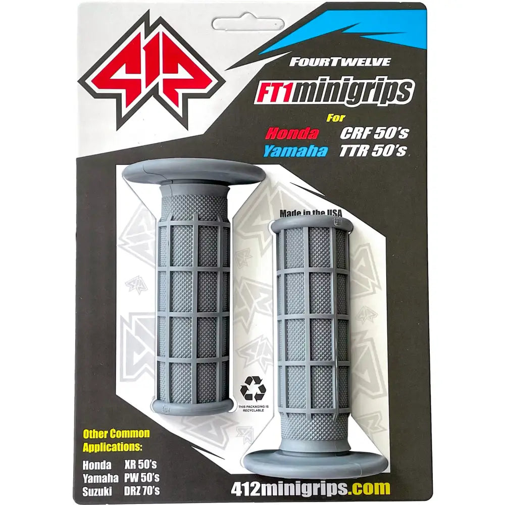Mini Grips Grey 3/4"