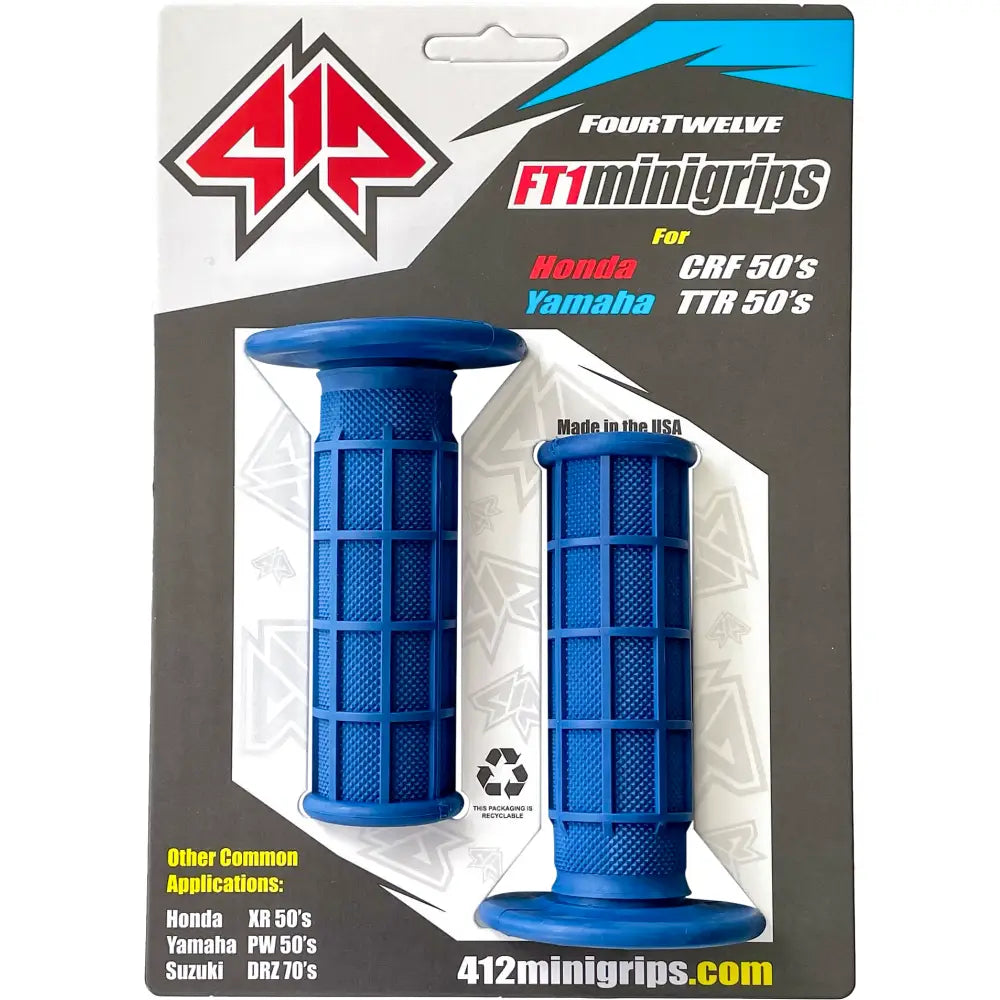 Mini Grips Blue 3/4"
