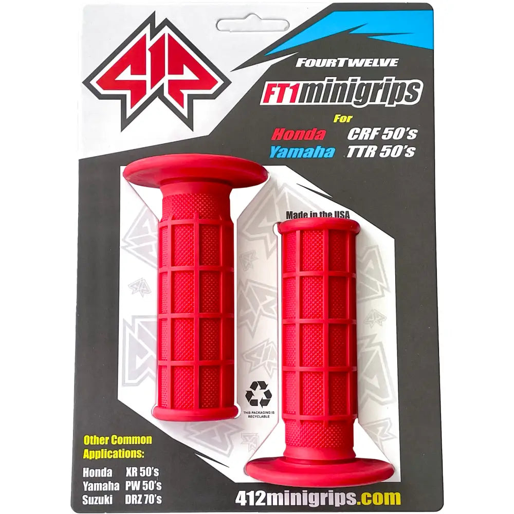 Mini Grips Red 3/4"