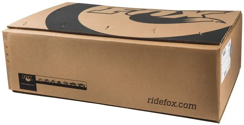 Fox 19+ Ram 1500 2.5 Perf. Series 6in R/R Front Coilover box with ridefox.com branding.