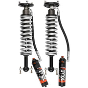 Fox Performance Elite Series 2.5 Coilover Shocks for 2019+ Ram 1500 with 6in R/R Front Lift, Non-TB/Non-AT4 3.5in / TB/AT4 1.5in Lift, high-performance suspension system for improved ride quality and damping efficiency.