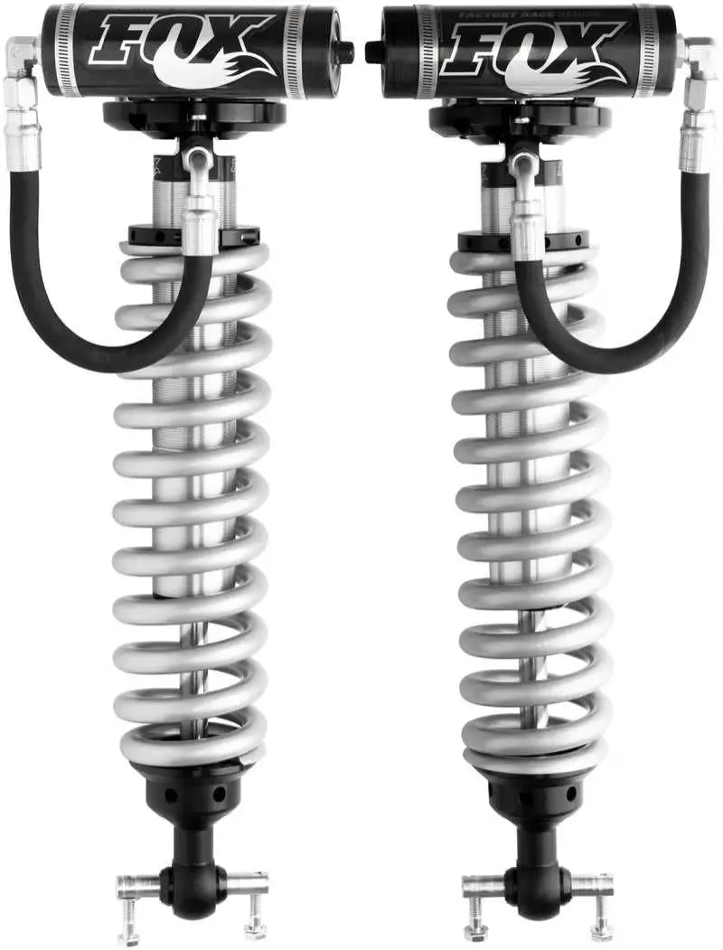 Fox 2007 Chevy 1500 4WD w/UCA 2.5 Factory Series 5.35in. R/R Coilover Shock Set - Black/Zinc 