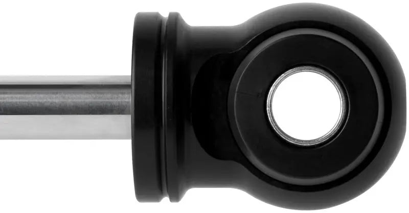 Fox 2008+ Dodge Ram 2500/3500 4WD 2.0 Performance Series IFP Steering Stabilizer (Alum) end component close-up.