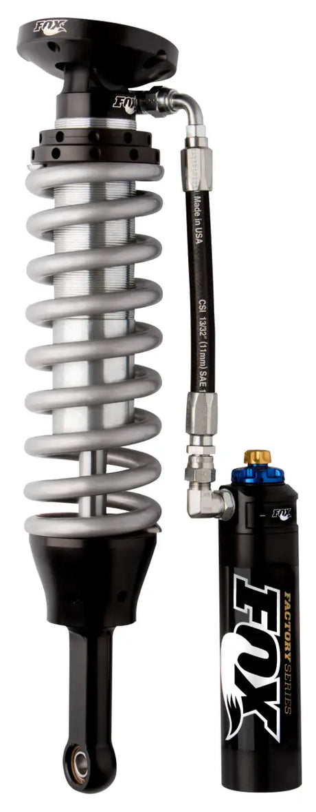 Fox 95-04 Tacoma w/UCA 2.5 Factory Series 5.57in. Remote Res. Coilover Set w/DSC Adj. - Black/Zinc - Truck & Automotive