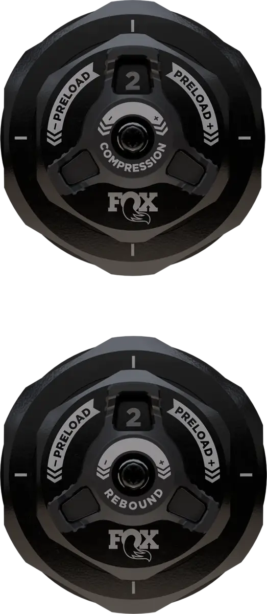 Dual Adj 49mm Cartridge Kit `14 25 Flh Non Inverted - FOX
