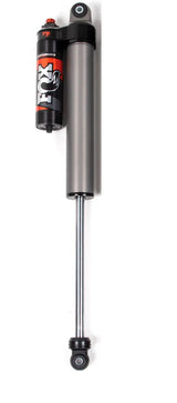 Silver and black Fox brand shock absorber for Ford F150 with superior control