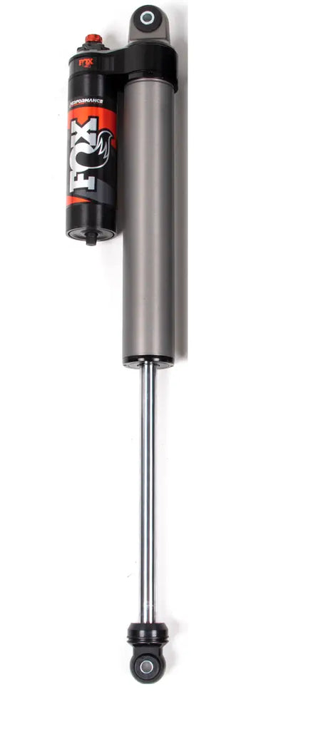Silver and black Fox brand shock absorber for Ford F150 with superior control