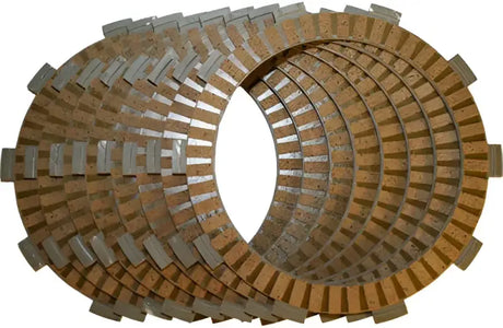 Circular clutch plates with friction material from FP094-8-001 plates kit fiber