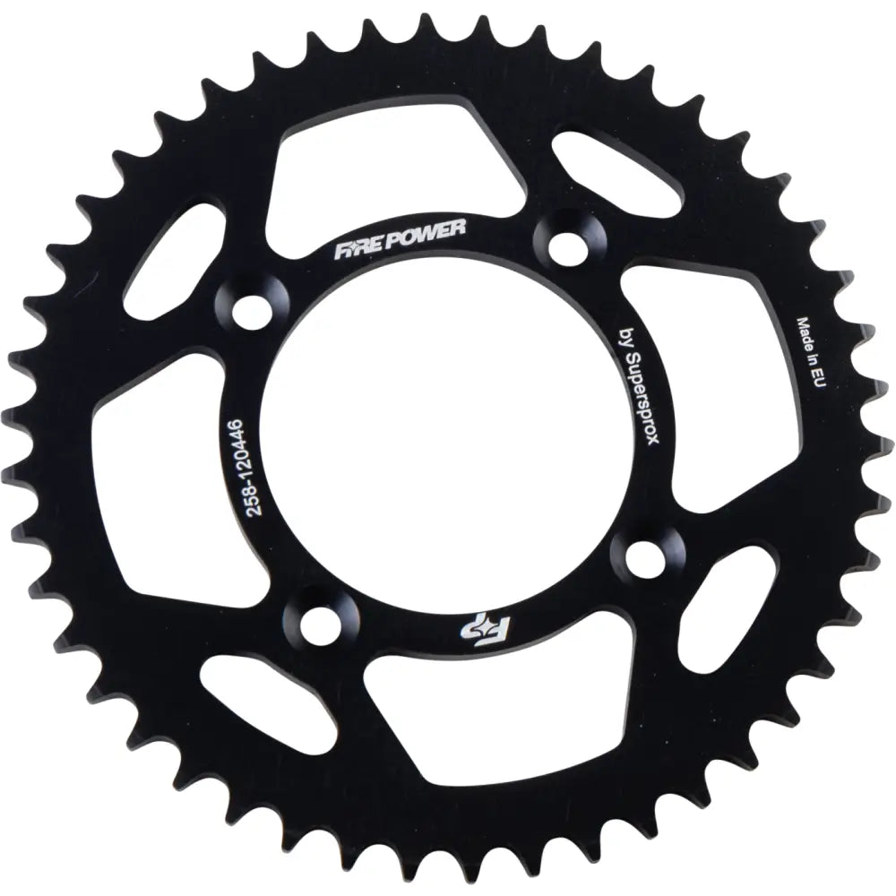 FPA-1204-46-BLK Fire Power Rear Sprocket Aluminum 46T Blk