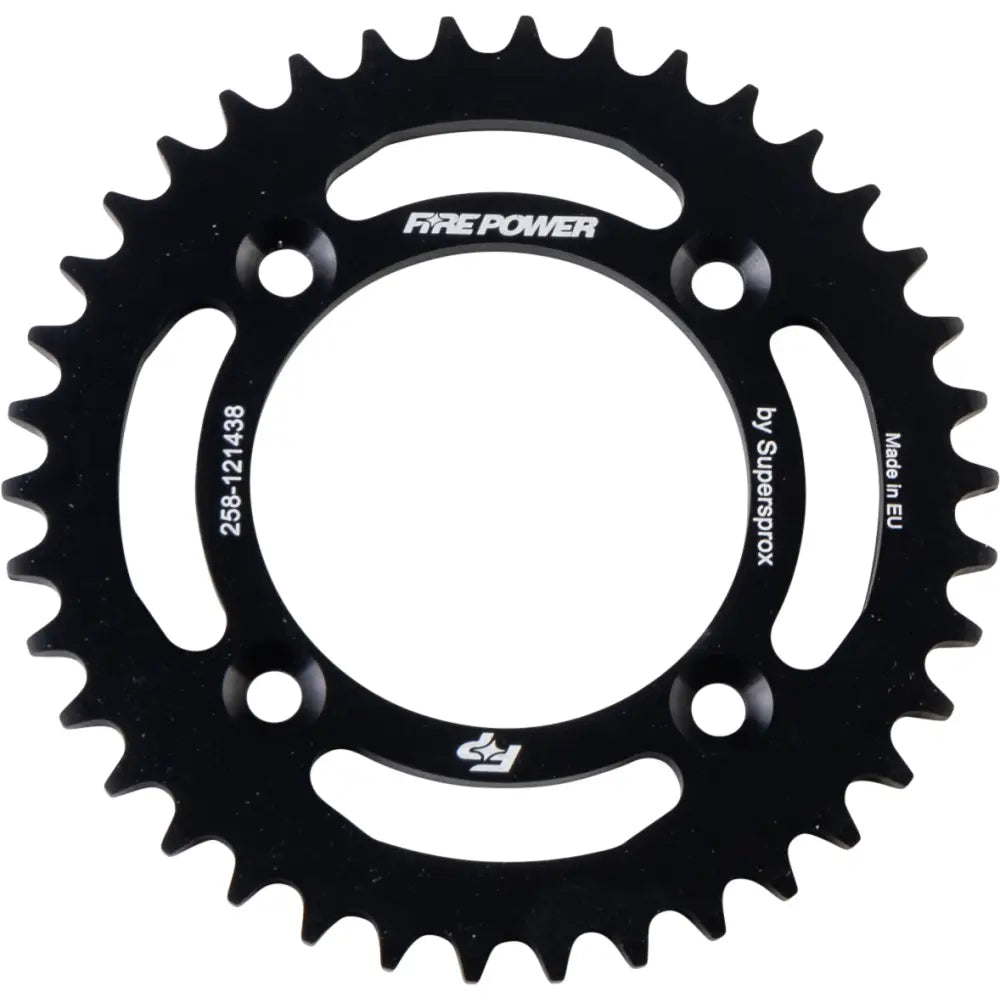 FPA-1214-38-BLK Fire Power Rear Sprocket Aluminum 38T Blk