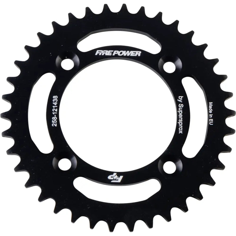 FPA-1214-38-BLK Fire Power Rear Sprocket Aluminum 38T Blk