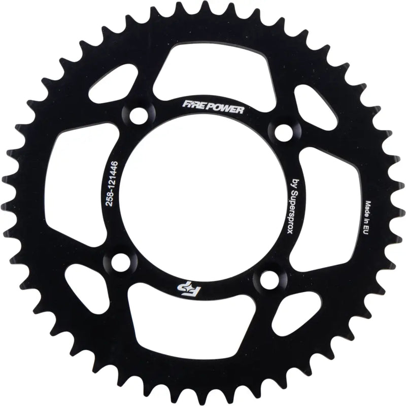FPA-1214-46-BLK Fire Power Rear Sprocket Aluminum 46T Blk