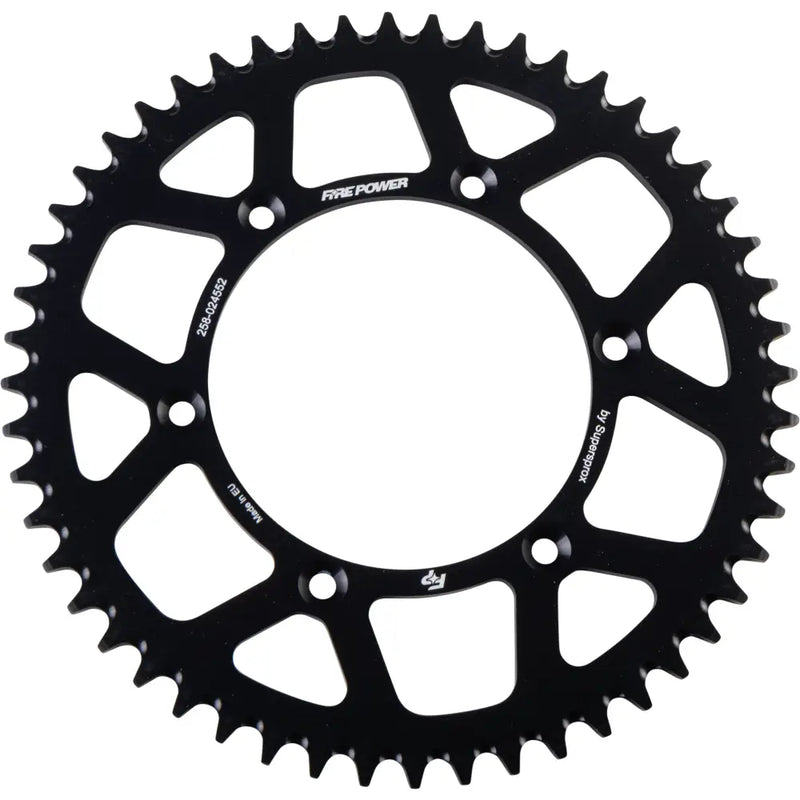 FPA-245-52-BLK Fire Power Rear Sprocket Aluminum 52T Blk