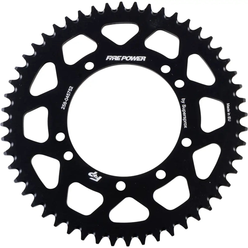 FPA-457-52-BLK Fire Power Rear Sprocket Aluminum 52T Blk