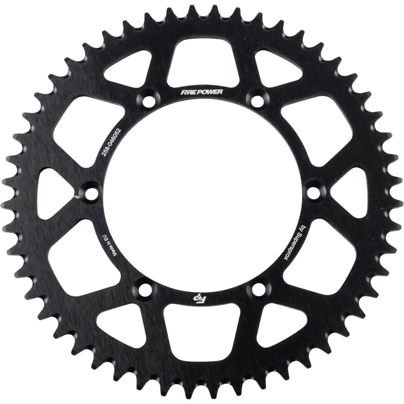 FPA-460-52-BLK Fire Power Rear Sprocket Aluminum 52T Blk