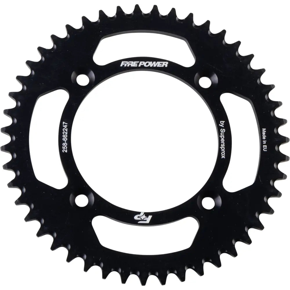 FPA-6622-47-BLK Fire Power Rear Sprocket Aluminum 47T Blk