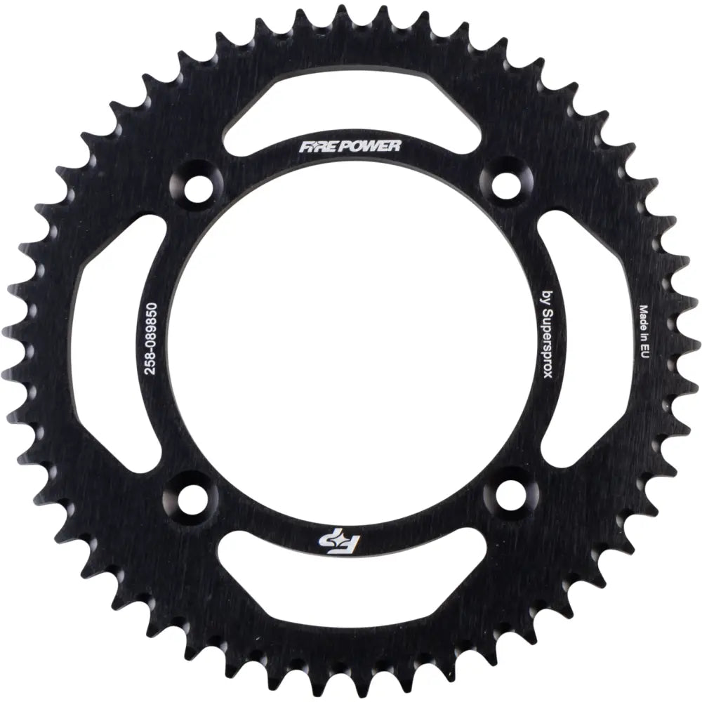 FPA-898-50-BLK Fire Power Rear Sprocket Aluminum 50T Blk