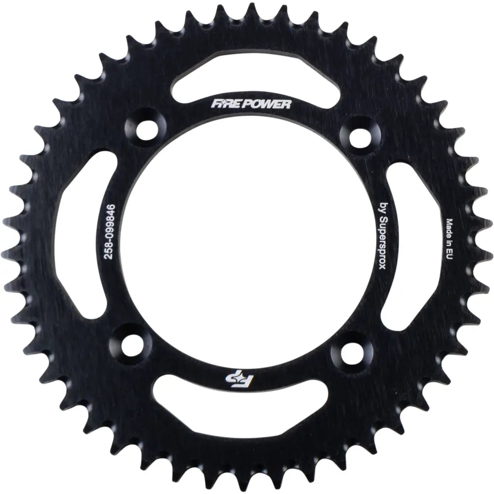 FPA-998-46-BLK Fire Power Rear Sprocket Aluminum 46T Blk