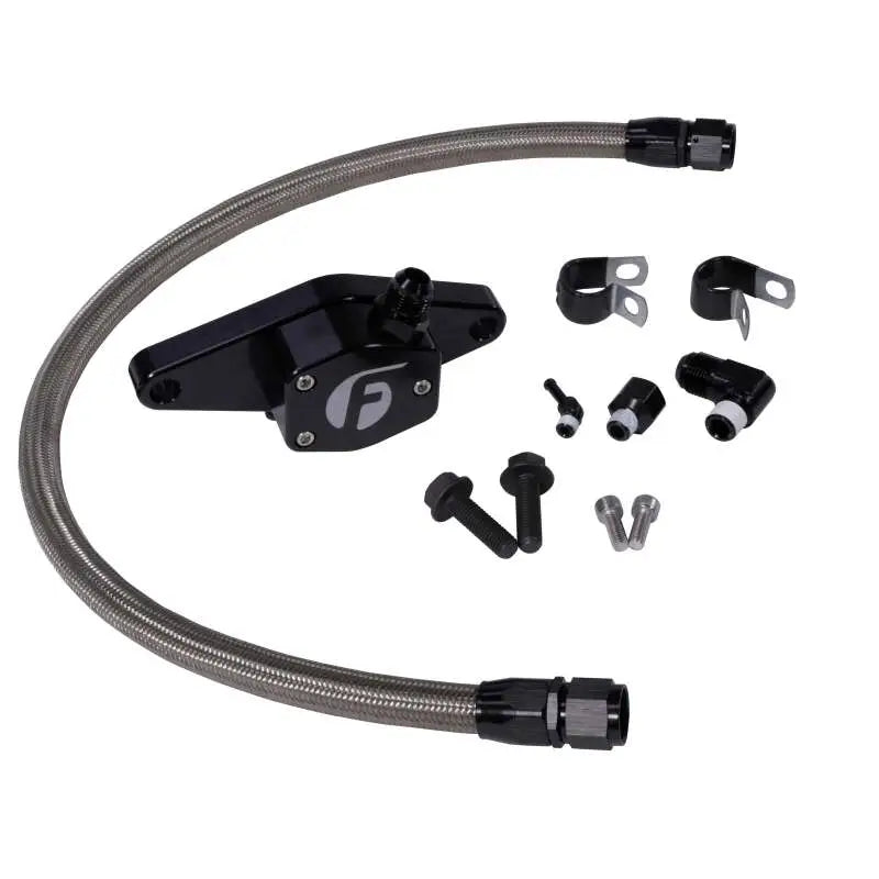 Fleece Performance FPE-CLNTBYPS-CUMMINS-12V-SS FPE-CLNTBYPS-CUMMINS-12V-SS Fleece Performance 94-98 12V Coolant Bypass Kit w/ Stainless Steel Braided Line