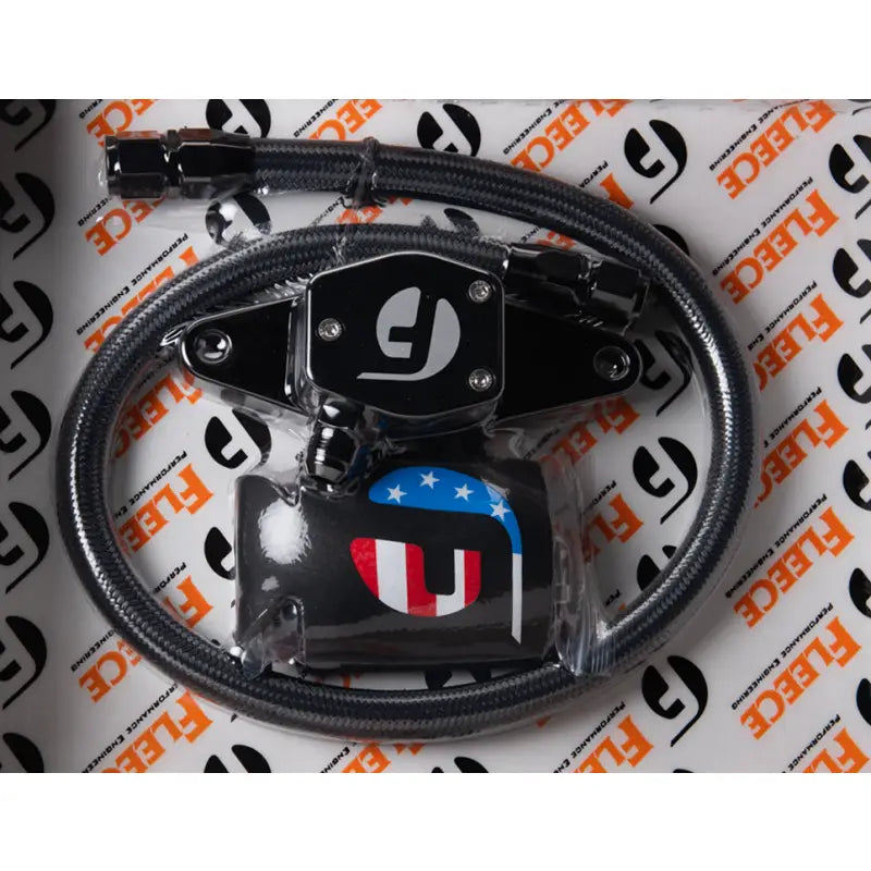 Fleece Performance FPE-CLNTBYPS-CUMMINS-12V-SS FPE-CLNTBYPS-CUMMINS-12V-SS Fleece Performance 94-98 12V Coolant Bypass Kit w/ Stainless Steel Braided Line