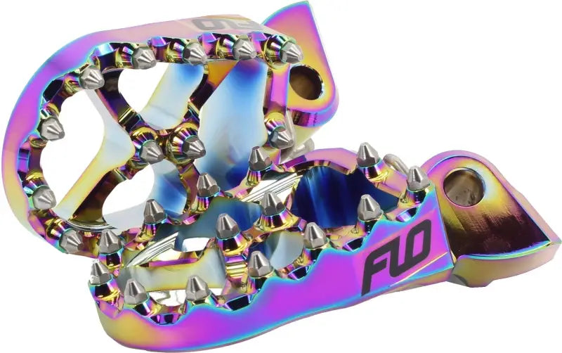 FLO MOTORSPORTS FPEG-795-4JET Pro Series Foot Pegs Jet Fuel