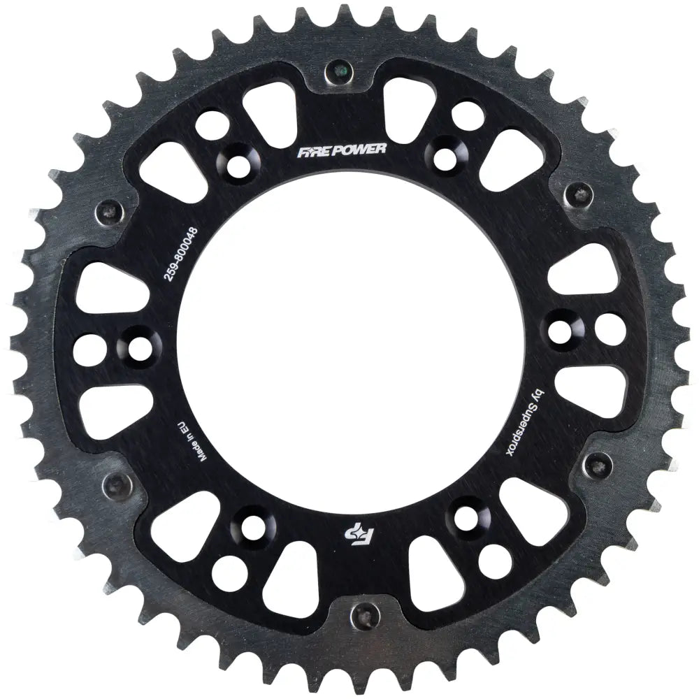FPH-8000-48-BLK Fire Power Rear Sprocket Hybrid 48T Blk/Sil
