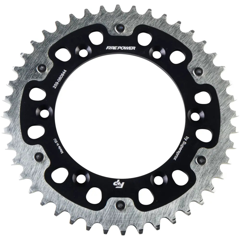 FPH-808-44-BLK Fire Power Rear Sprocket Hybrid 44T Blk/Sil