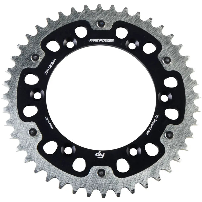 FPH-808-44-BLK Fire Power Rear Sprocket Hybrid 44T Blk/Sil