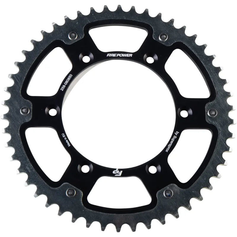 FPH-808-50-BLK Fire Power Rear Sprocket Hybrid 50T Blk/Sil