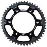FPH-990-49-BLK Fire Power Rear Sprocket Hybrid 49T Blk/Sil