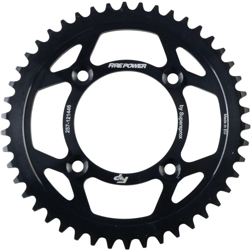 FPS-1214-46-BLK Fire Power Rear Sprocket Steel 46T Blk