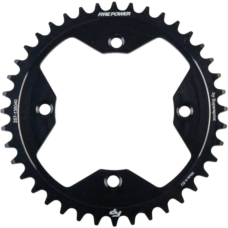 FPS-1350-40-BLK Fire Power Rear Sprocket Steel 40T Blk