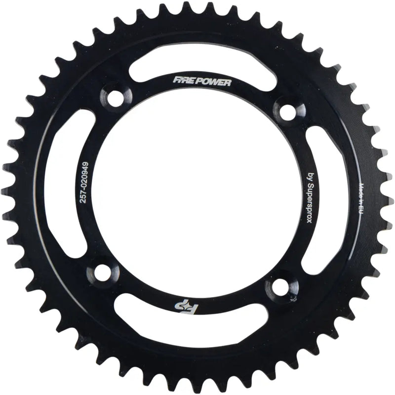 FPS-209-49-BLK Fire Power Rear Sprocket Steel 49T Blk