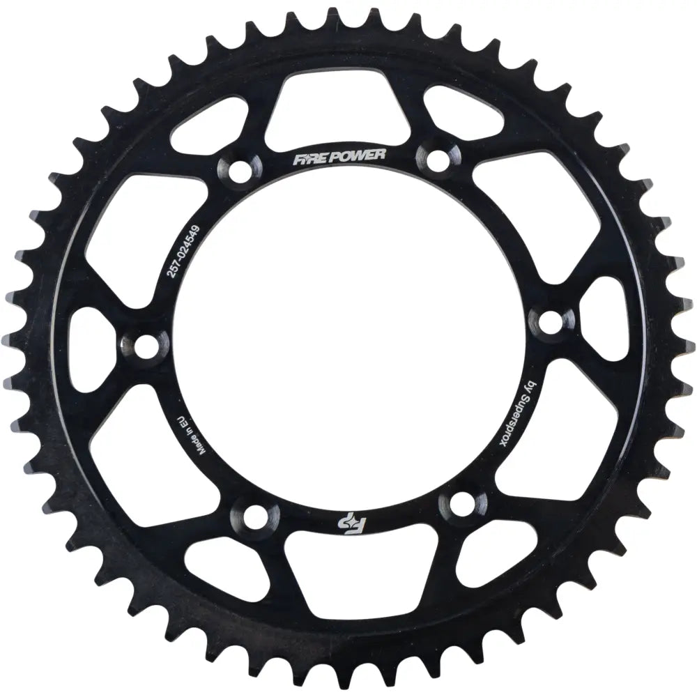 FPS-245-49-BLK Fire Power Rear Sprocket Steel 49T Blk