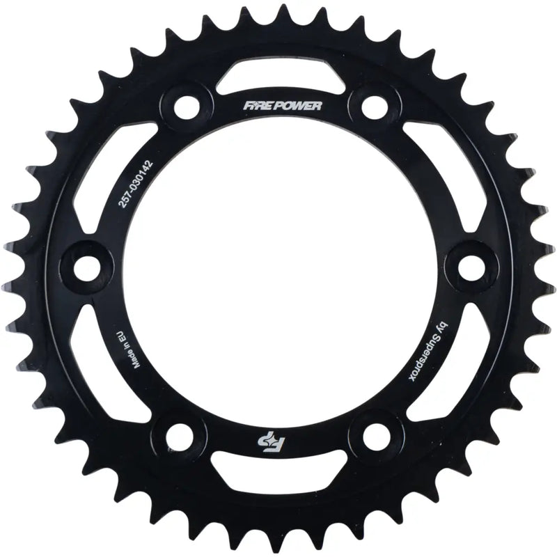 FPS-301-42-BLK Fire Power Rear Sprocket Steel 42T Blk