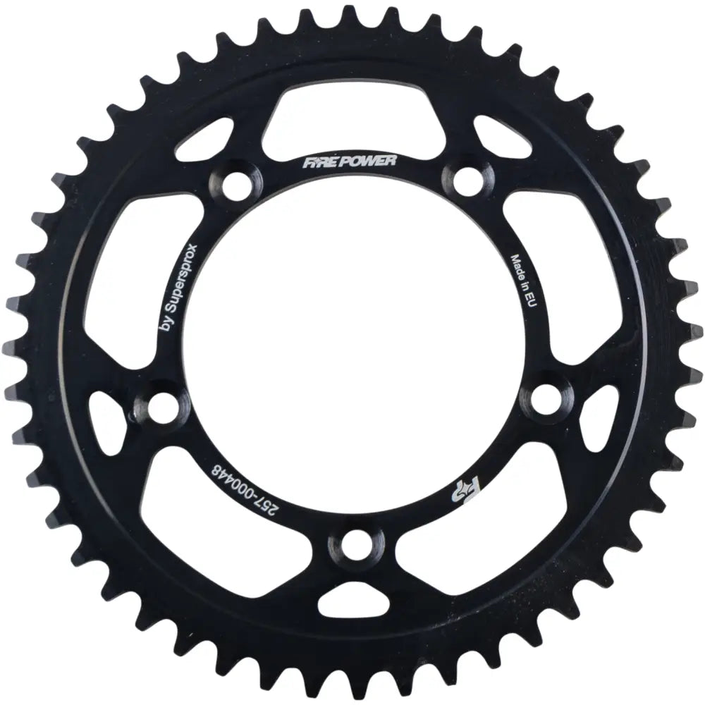FPS-4-48-BLK Fire Power Rear Sprocket Steel 48T Blk