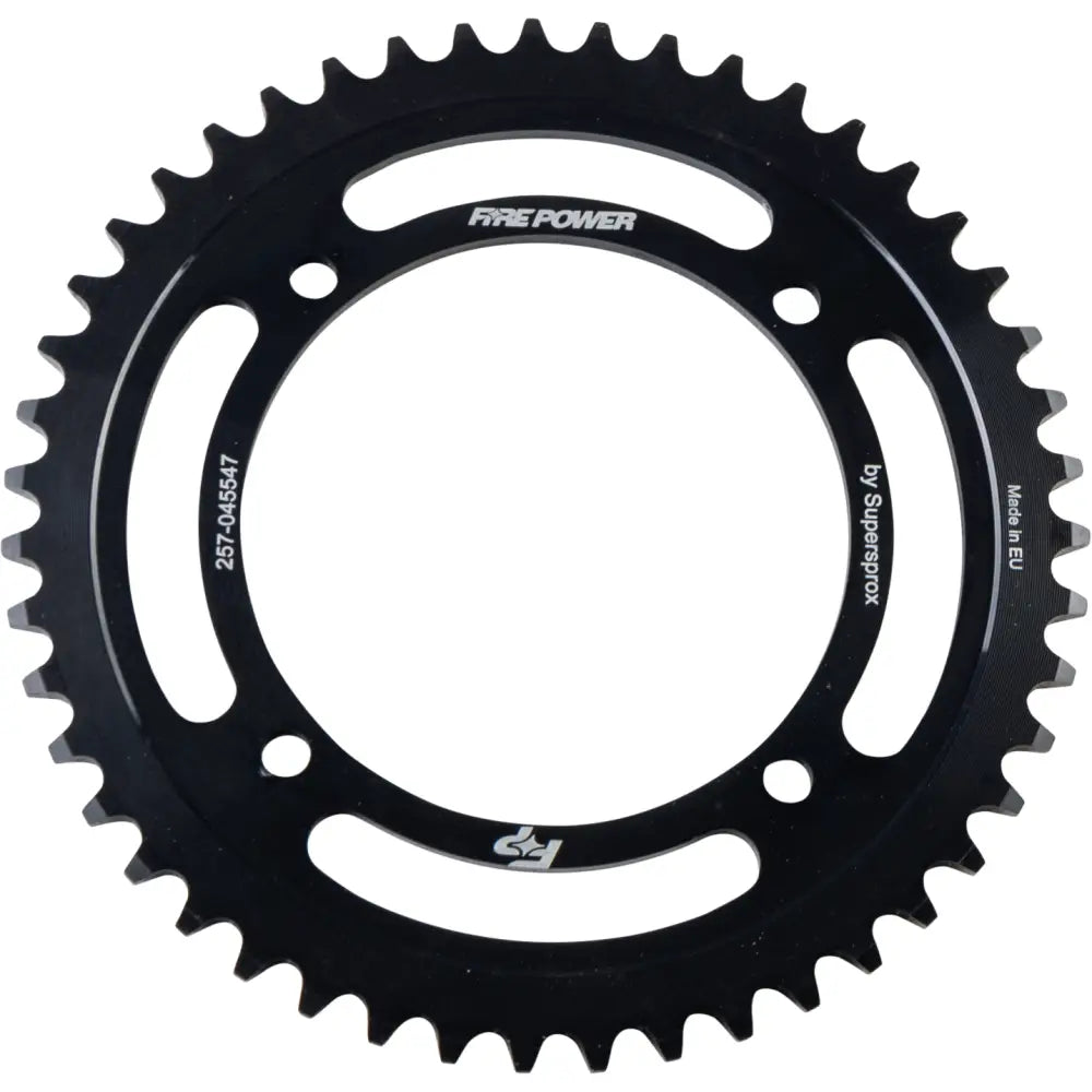 FPS-455-47-BLK Fire Power Rear Sprocket Steel 47T Blk