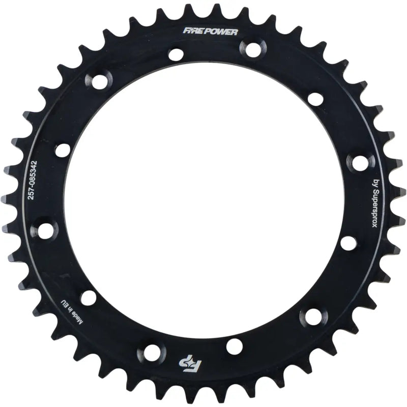 FPS-853-42-BLK Fire Power Rear Sprocket Steel 42T Blk
