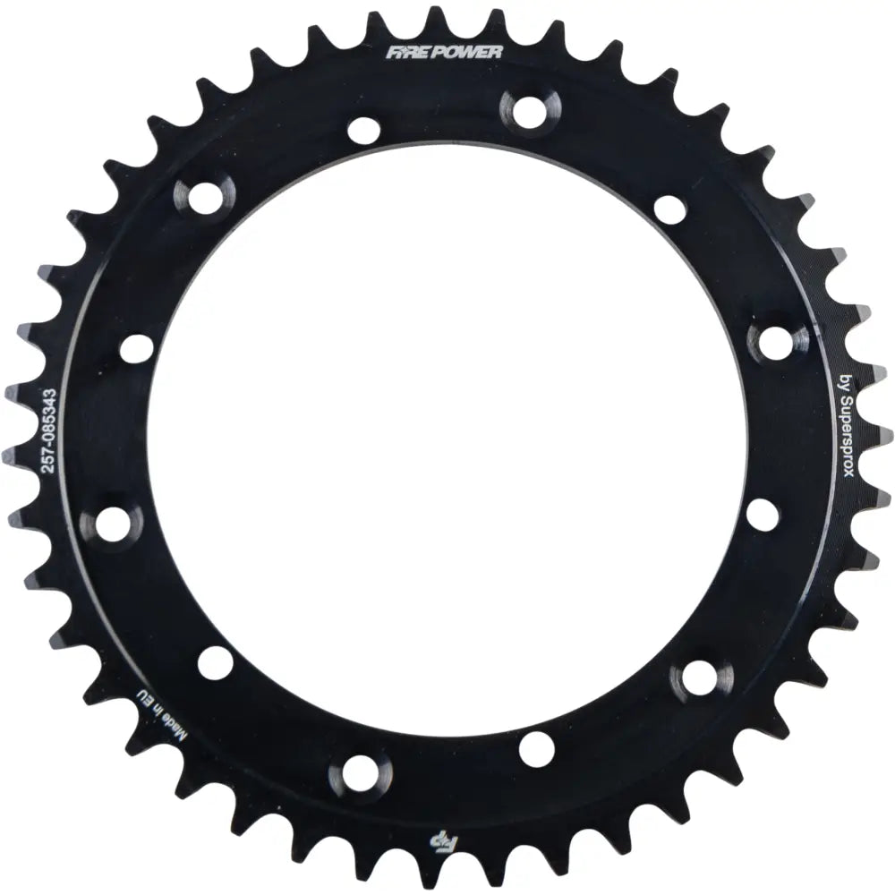 FPS-853-43-BLK Fire Power Rear Sprocket Steel 43T Blk