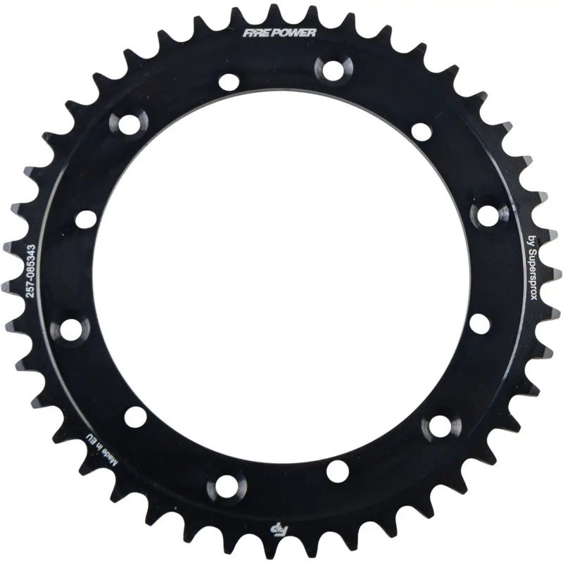 FPS-853-43-BLK Fire Power Rear Sprocket Steel 43T Blk