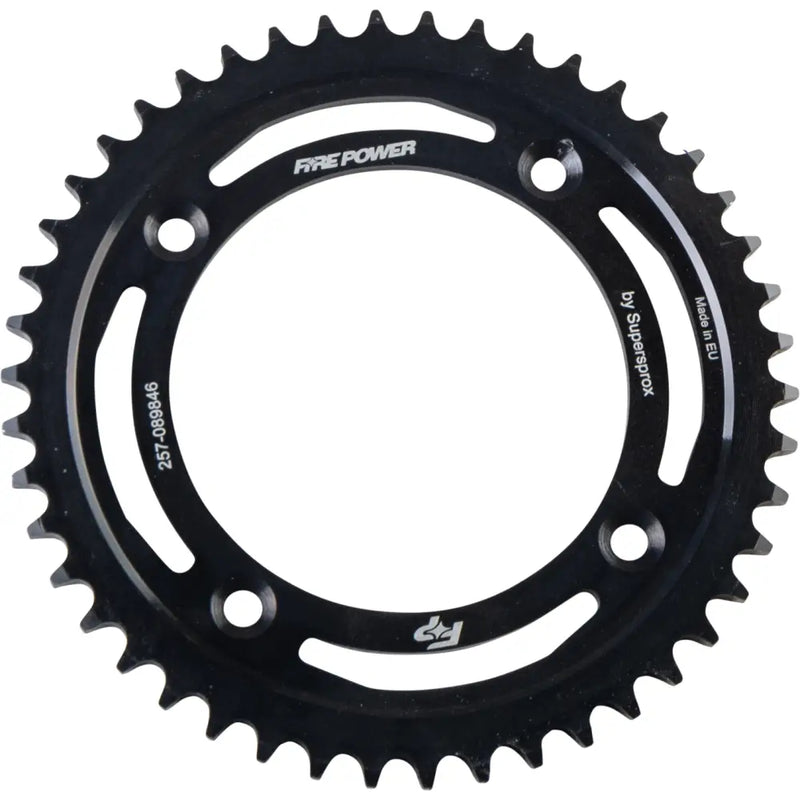 FPS-898-46-BLK Fire Power Rear Sprocket Steel 46T Blk