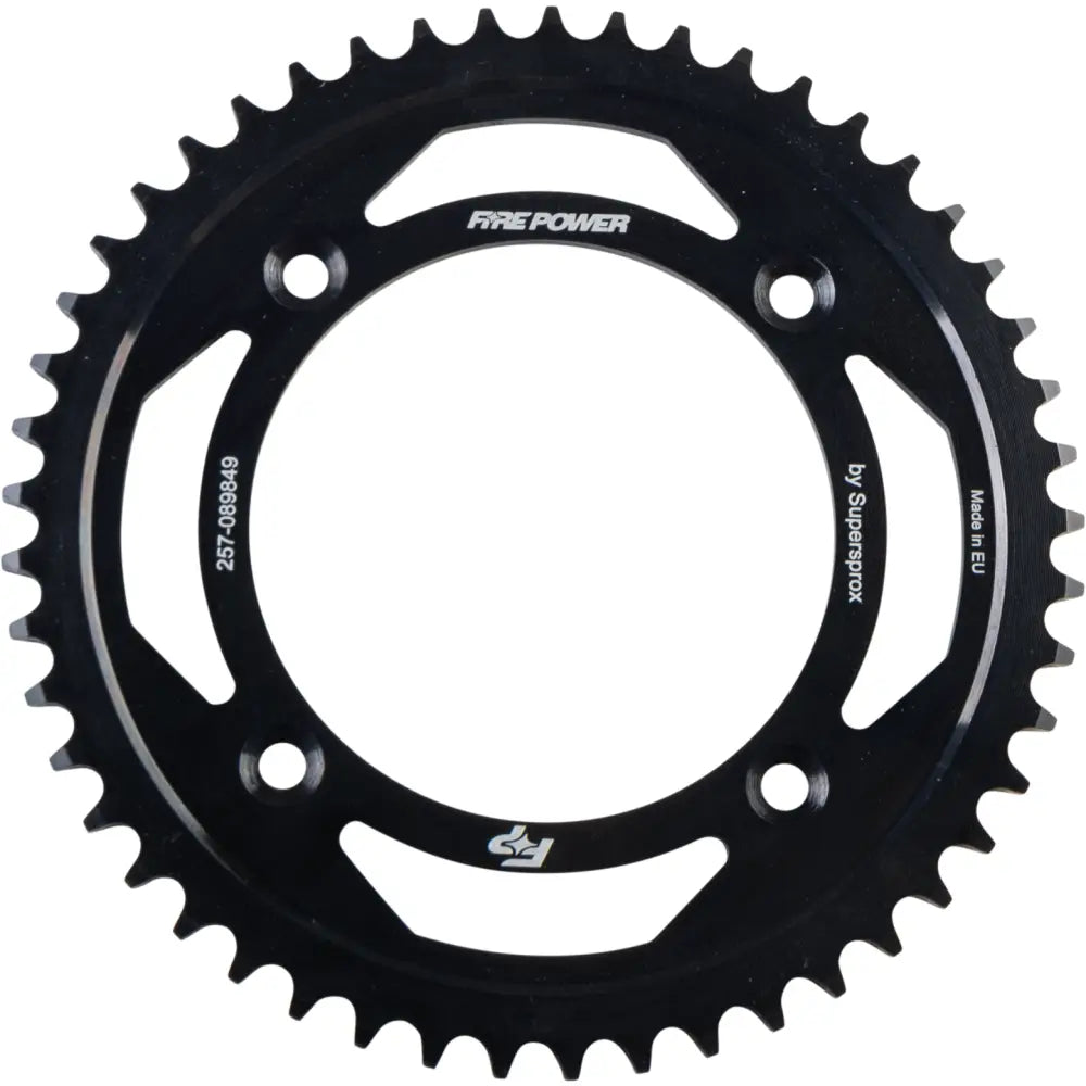 FPS-898-49-BLK Fire Power Rear Sprocket Steel 49T Blk