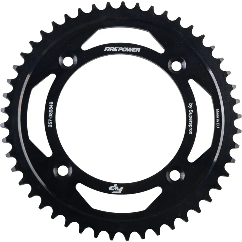 FPS-898-49-BLK Fire Power Rear Sprocket Steel 49T Blk