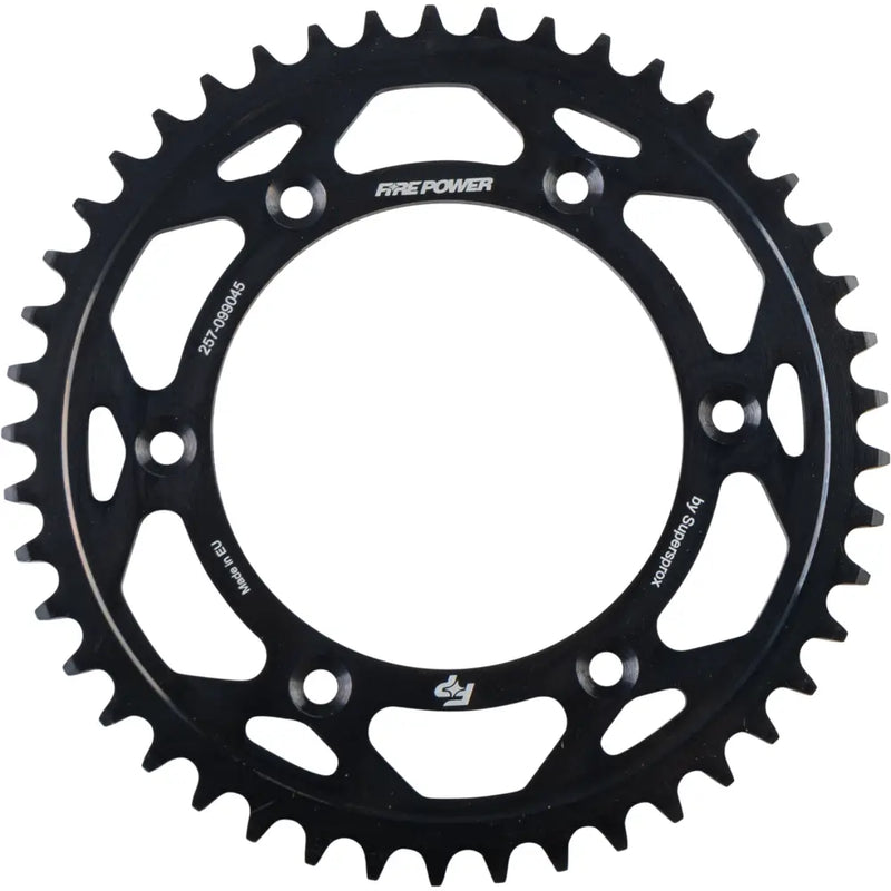 FPS-990-45-BLK Fire Power Rear Sprocket Steel 45T Blk